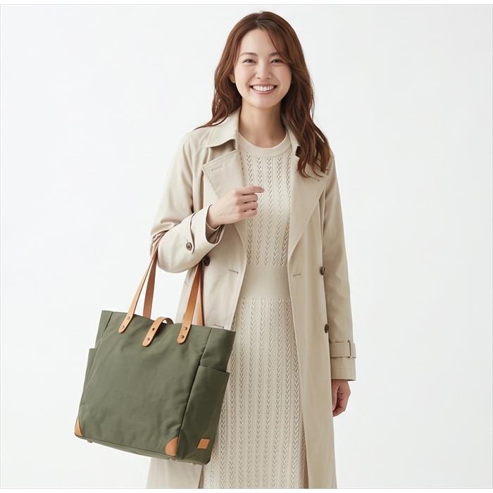 帆布工房 Lサイズ 帆布トートバッグ 日本製 国産帆布 B4/A4対応 大容量