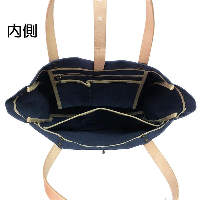 【T】帆布トートバッグLサイズ order作品　✖3 帆布工房 Lサイズ 帆布トートバッグ 日本製 国産帆布 B4/A4対応 大容量