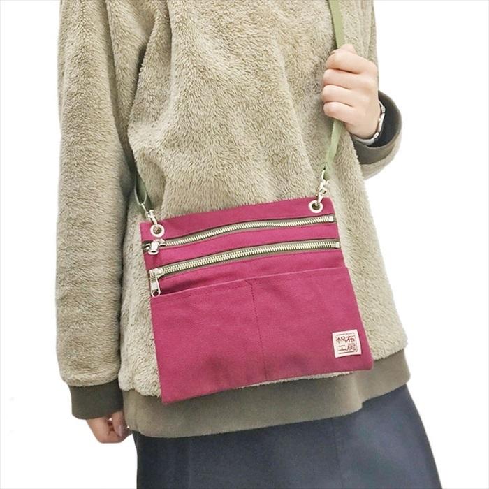 帆布工房 【帆布工房 倉敷帆布×日本製 2WAYサコッシュ】 ショルダー