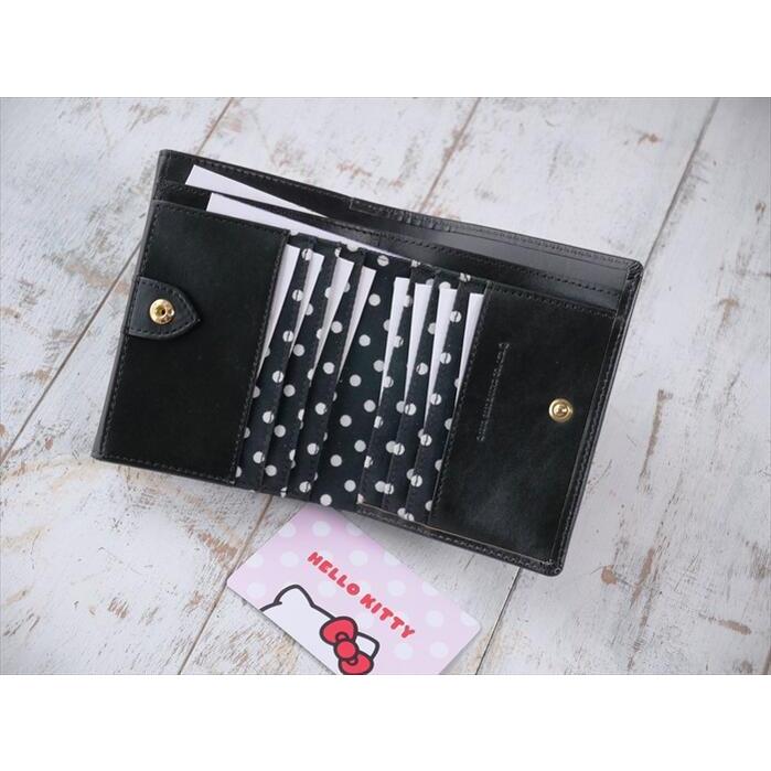 ハローキティ ハローキティ 本革二つ折り財布 3カラー Hello Kitty