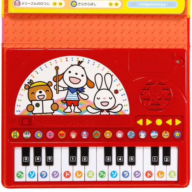 MIKI HOUSE（ミキハウス） おんがくえほん ピアノ 17-1329-498 c6034