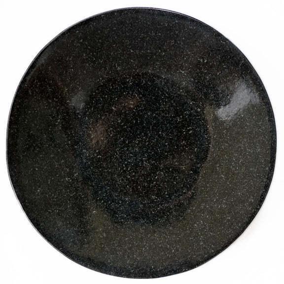 on-dish flat plate 300x150 with foot 御影石 on-dish flat plate