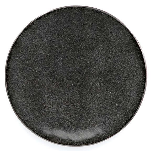 創業137年 御影石 (みかげいし) 大丸皿 on-dish round plate Φ280 