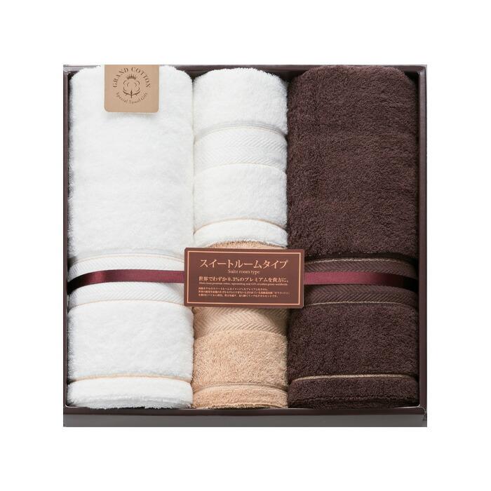 Grand cotton バスタオル2P、ロングフェイスタオル2P AM5-169-6  内祝の画像