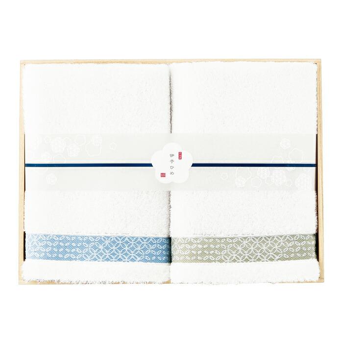 伊予ひめ 煌 バスタオル2P（木箱入） SE5-78-10 内祝 結婚祝い 香典返し  プレゼントの画像