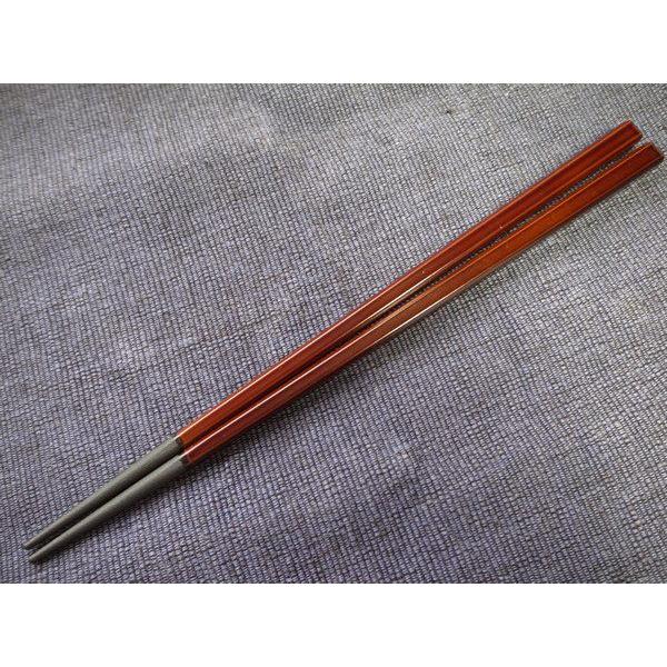 食洗機対応 箸 業務用箸 PBT 四角面取り チーク 1膳 食器洗い機 食洗機