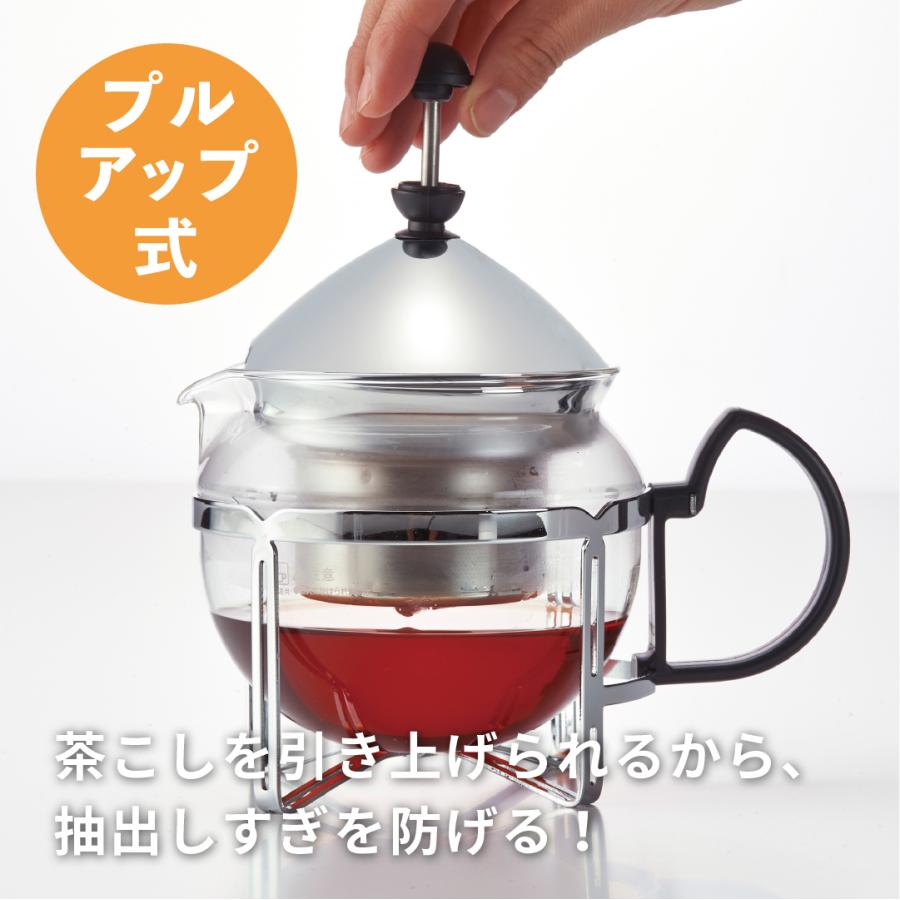 ハリオ 茶王 シルバー CHAN-2SV ティーポット 300ml 茶こし ハリオ 茶王 シルバー CHAN-2SV ティーポット 300ml 茶こし