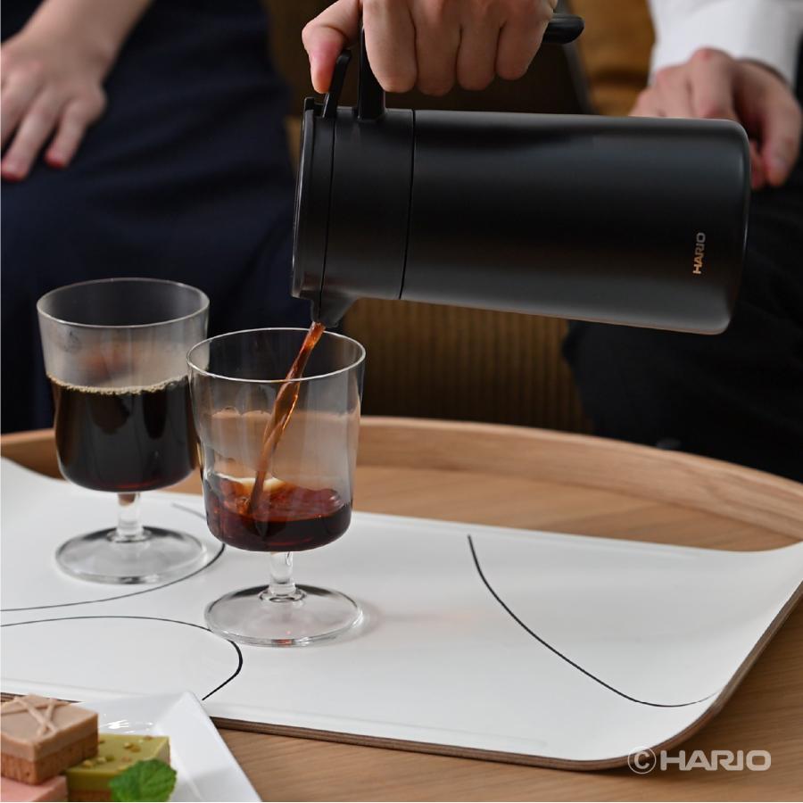 セラミックコーティング　真空二重保温ポット　800mL　ブラック　HARIO 公式 2024年新製品｜hariopartscenter｜06