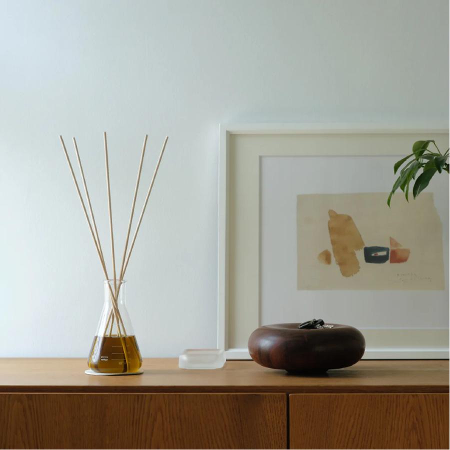stick diffuser HARIO flask アットアロマ スティックディフューザー ハリオフラスコ 三角フラスコ型ディフューザー リードディフューザー 芳香器 プレゼント