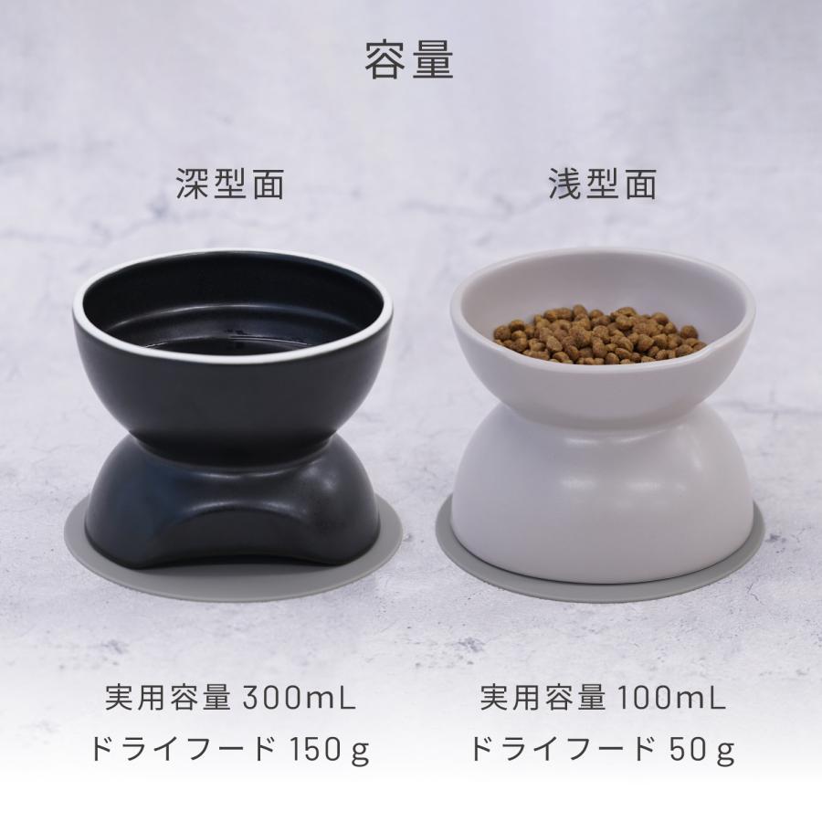 ハリオ INK セラミックフードボウル Tall ペット 犬 食器 両面使用