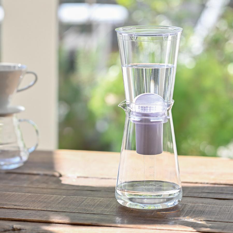 ハリオ 浄軟水ポット・Pure JNP-700-T 700ml 浄水ポット おいしいお茶