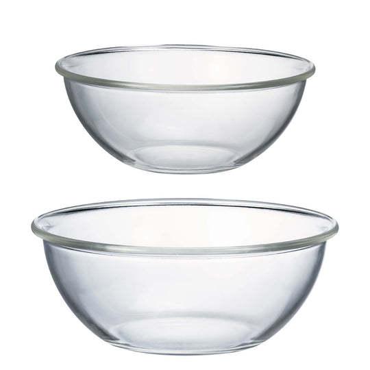 ハリオ ガラスボウル おしゃれ 耐熱ガラス製浅型ボウル 2個セット お