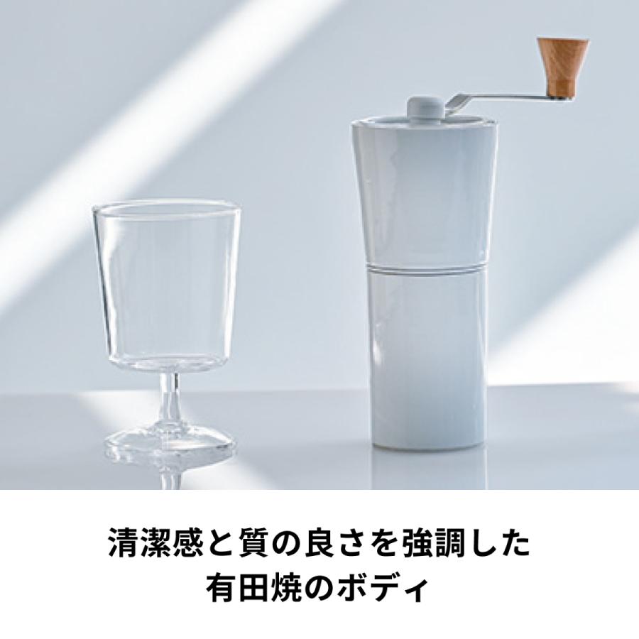 ハリオさん専用美品オフホワイト ネオクラ　BELLモドキ　Mサイズ(57-58 ハリオ 公式 コーヒー ミル おしゃれ 陶器 Ceramic Coffee Grinde