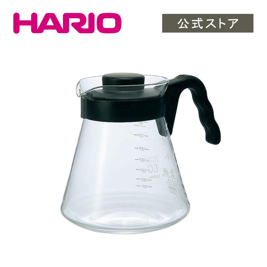 ハリオ おしゃれ V60コーヒーサーバー1000 VCS-01B 1000ml シンプル
