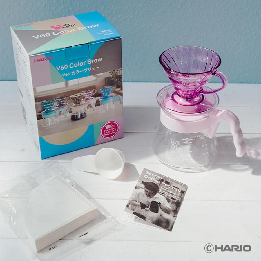 HARIO（ハリオ） 公式 V60 カラーブリュー 日本製 V60発売20周年記念