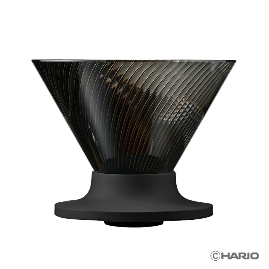 【へっぽこ社長美品】バリオス1型 3段黒 60cm HARIO（ハリオ） 公式 V60ドリッパーNEO 02 ネオ VDN-02 日本製