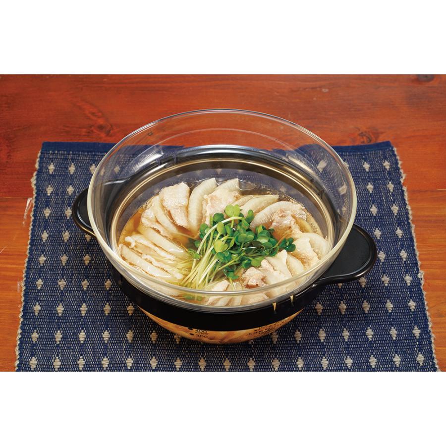 ハリオ ガラスのレンジおかず鍋 調理器具 450ml 手間いらず レンジOK