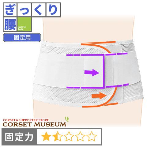 腰痛ベルト 腰 ベルト コルセット ぎっくり腰 固定 フィット・メッシュ