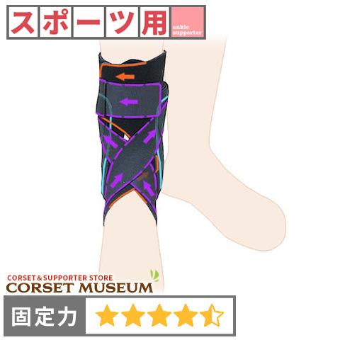 足首サポーター スポーツ用 手術後の保護 エクスエイドアンクル
