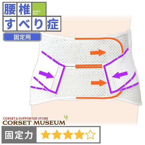 腰痛ベルト 腰 ベルト コルセット 腰椎すべり症 固定 ハードデラックス