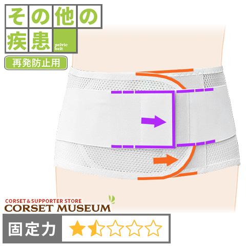 腰痛ベルト コルセット その他の疾患 ハードメッシュ 蒸れない 椎間板