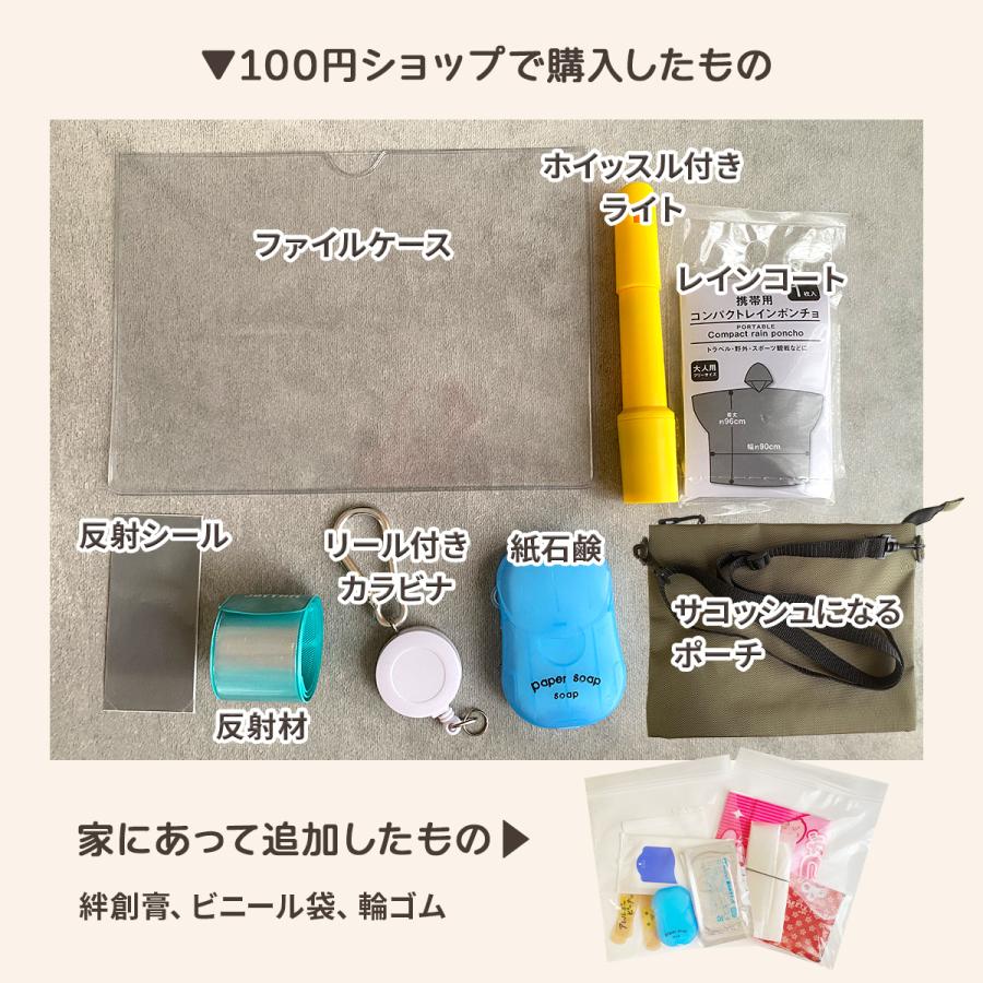 Myおまもりポーチ 防災セット 防災 セット グッズ 防災グッズ 子供用