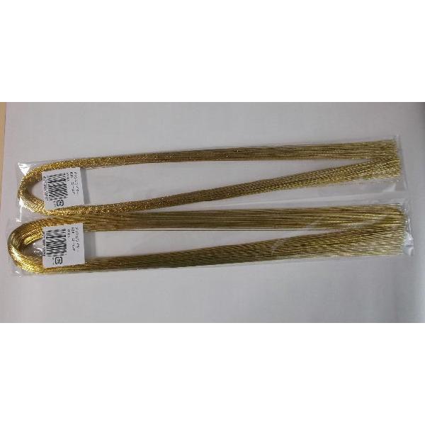 【アートフラワー材料】メッシュワイヤー♯26(ゴールド)100本