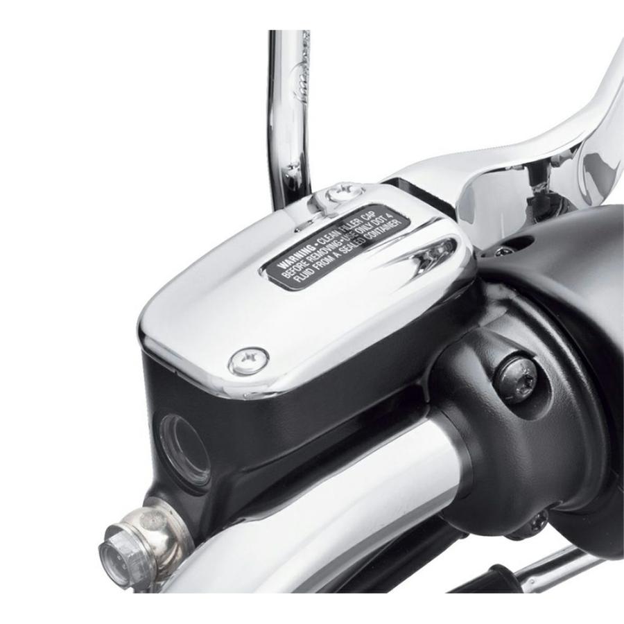 【41700297】ハーレー純正 フロントマスターシリンダーカバー／クローム クラッチChrome Front Brake Master