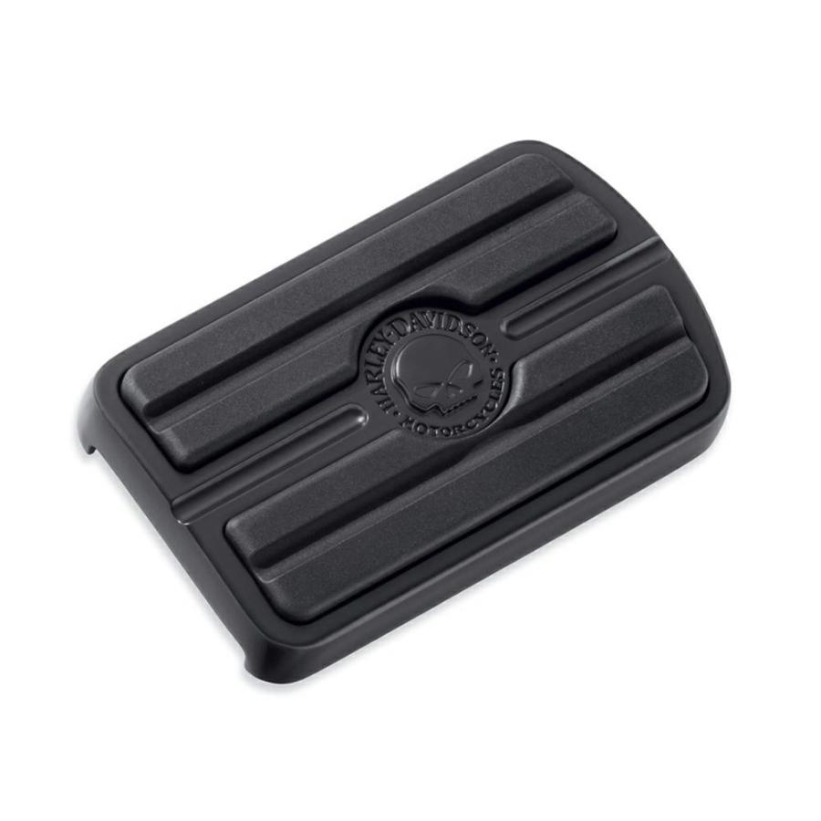 【50600345】ハーレー純正 ウィリーG.・スカル・コレクション・ブレーキペダルパッド／ブラック ラージWillie G Skull