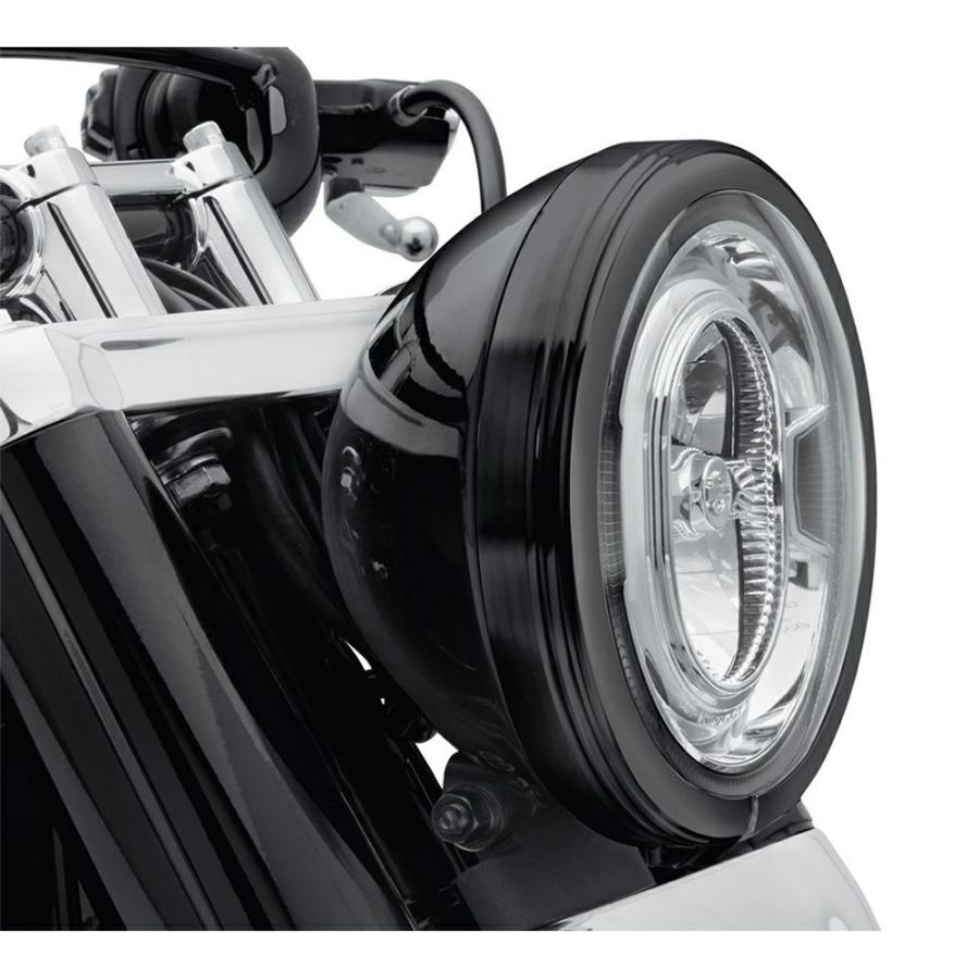 61400434 ハーレー純正 ヘッドライトトリムリング／ディファイアンス・コレクション7 in. Defiance Headlamp