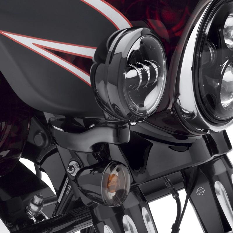 67800366A ハーレー純正 カスタム補助ライトキット-グロスブラック<br>Custom Auxiliary Lighting Kit｜harley-life｜03