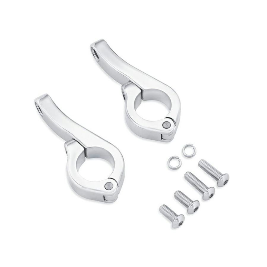 【68000170】ハーレー純正 LEDフォグランプエンジンガードクランプキットLED Fog Lamp Engine Guard Clamp