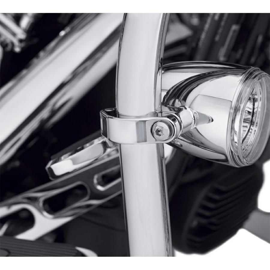【68000171】ハーレー純正 LEDフォグランプエンジンガードクランプキットLED Fog Lamp Engine Guard Clamp