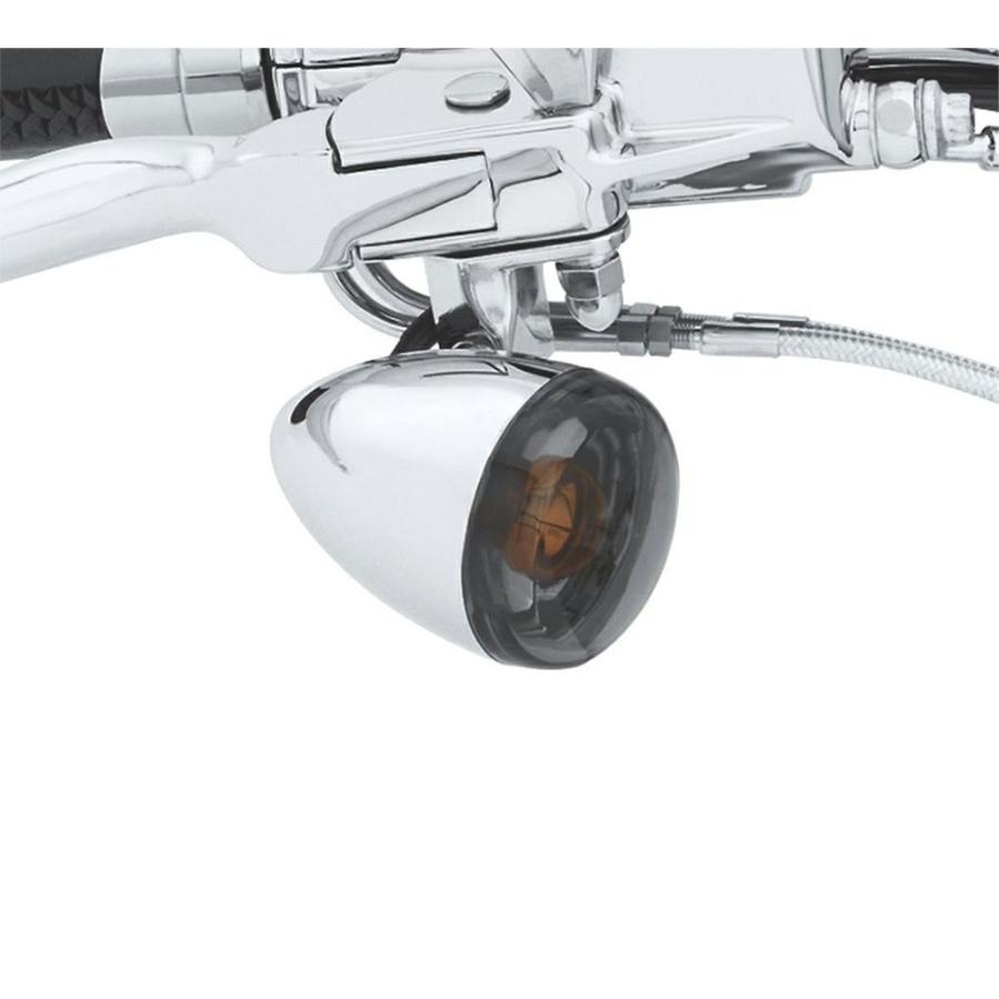 6930402 ハーレー純正 ターンシグナルレンズキット／スモーク＆クリアSmoked Turn Signal Lens Kit／VROD