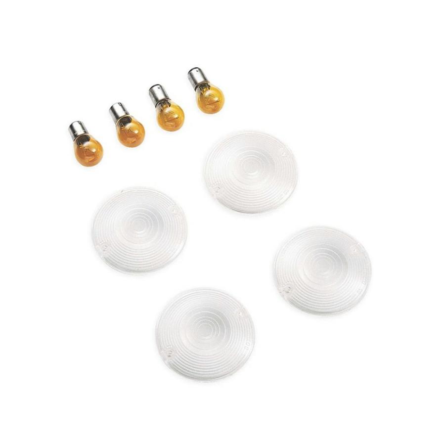 6930702 ハーレー純正 ターンシグナルレンズキット／スモーク＆クリアTurn Signal Flat Lens Kit／VROD