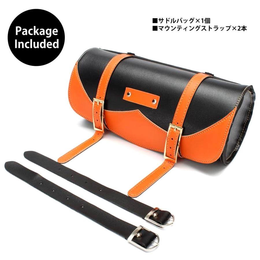 送料無料!】バイカラーベルトストラップPUレザーツールバッグ サドルバッグ! ブラック 黒 オレンジ 防水 Motorcycle 筒型 ハーレー アメリカンバイク バイカー :425623:ハーレーカスタマージャパン - 通販 - Yahoo!ショッピング 送料無料!】バイカラーベルトストラップPUレザーツールバッグ サドルバッグ! ブラック 黒 オレンジ 防水 Motorcycle 筒型 ハーレー アメリカンバイク バイカー :425623:ハーレーカスタマージャパン - 通販 - Yahoo!ショッピング
