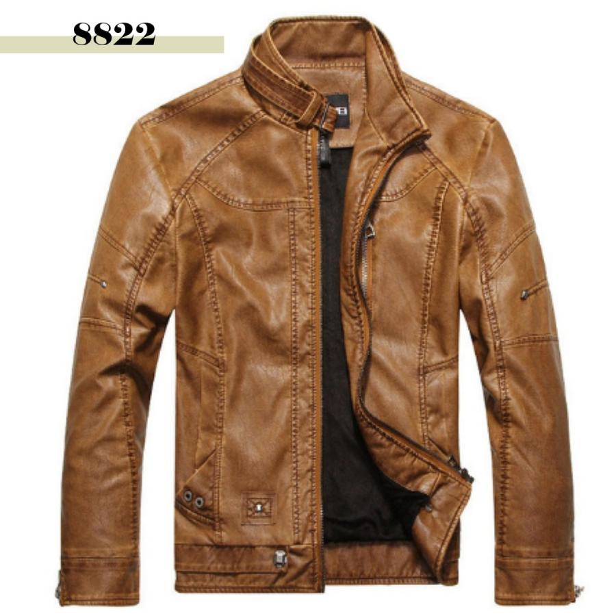 krystal98hh ブラウンレザー シングルライダースジャケット 革ジャン