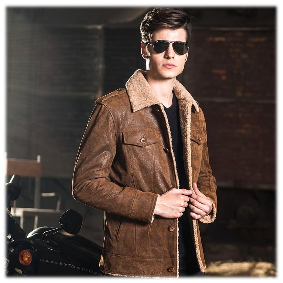 送料無料!】全10サイズ メンズ 本革ピッグスキンレザーブラウン