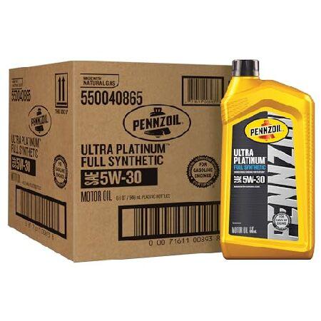 Pennzoil Ultra Platinum Full Synthetic 5W-30 Motor Oil, 1 Quart (6