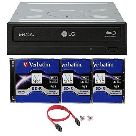 LG WH16NS40 16X Blu-ray BDXL DVD CD Internal Burner Drive Bundle
