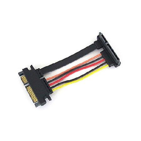 SATA III 22ピン右角度延長ケーブル60 mm_並行輸入 : ハーレー