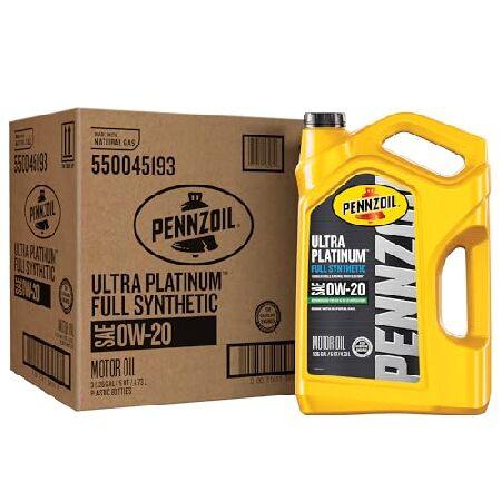 Pennzoil ウルトラプラチナ フルシンセティック 0W-20 モーターオイル