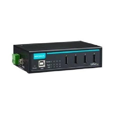 その他 UPort 404 4-USB,UPort1410 USB4-sirial Moxa UPort 404-T w/o Adapter - 4 Ports Industrial-Grade USB Hub