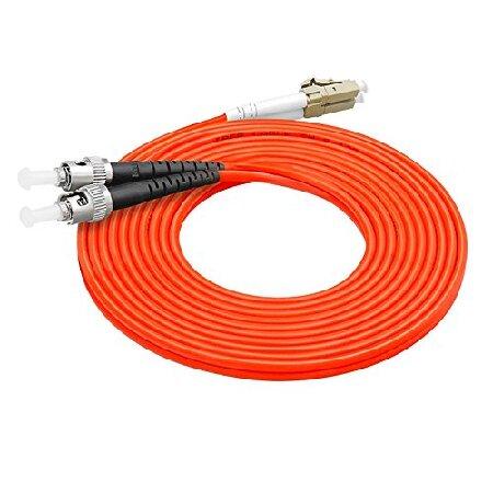 Fiber Optic Cable LC to ST Multimode Duplex OM1 62.5/125mm Patch Cord ...