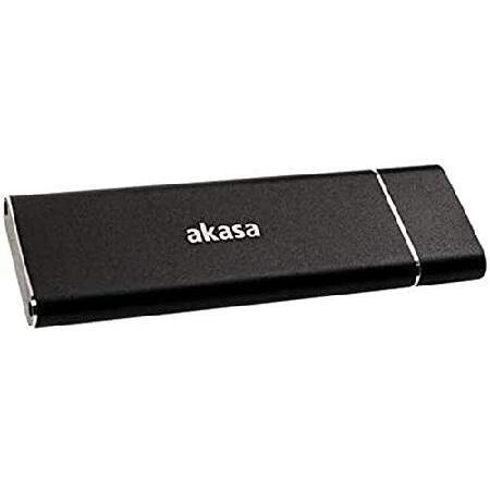 AKASA USB 3.1 Gen2 アルミニウムエンクロージャー M.2 (NGFF) SSD用_