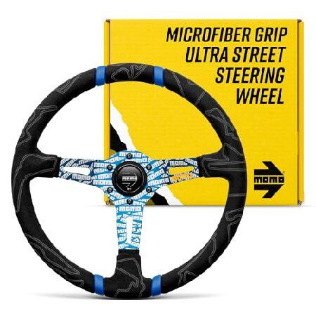 MOMO Motorsport ウルトラストリートステアリングホイール、ブラック