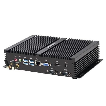Kingdel Fanless Mini PC, Intel i7 8th Gen. CPU up to 4.6GHz with