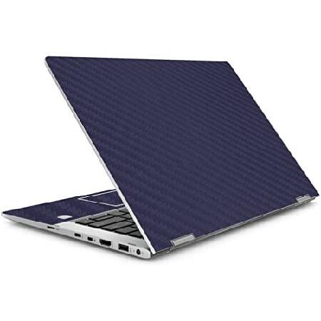 LidStyles Vinyl Protection Skin Kit Decal Sticker Compatible with HP Elitebook 1030 X360 G2 (Blue Carbon Fiber)_並行輸入 | ブランド登録なし