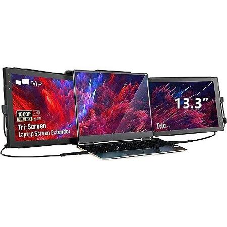 アップグレードされたトリプルスクリーンノートパソコンモニター 13.3