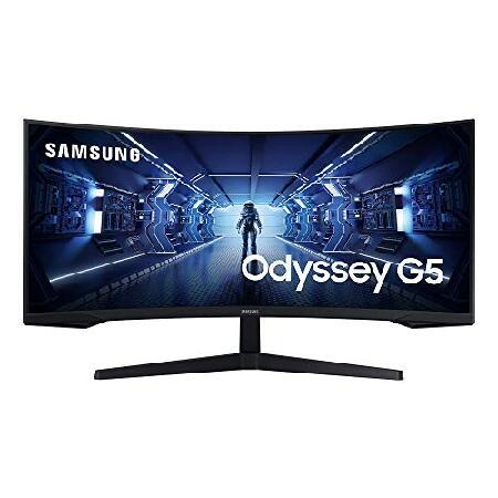 Samsung 34-Inch Odyssey G5 Ultra-Wide Gaming Monitor with 1000R